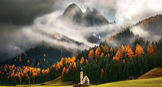 Dolomites in Summer vs. Autumn