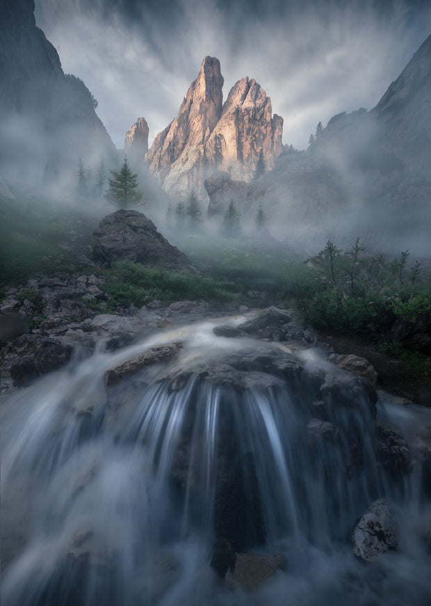 The Misty Mountain - Canvas Print