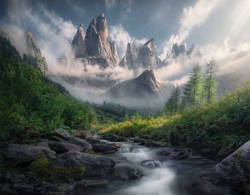 Dolomites summer