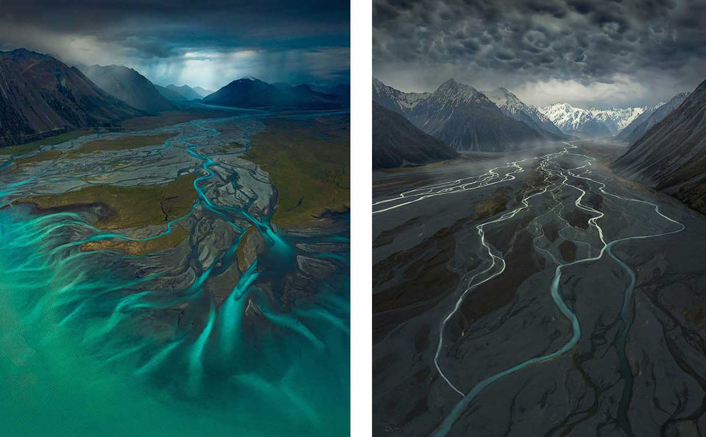 lake-tekapo-new-zealand-aerial-blue