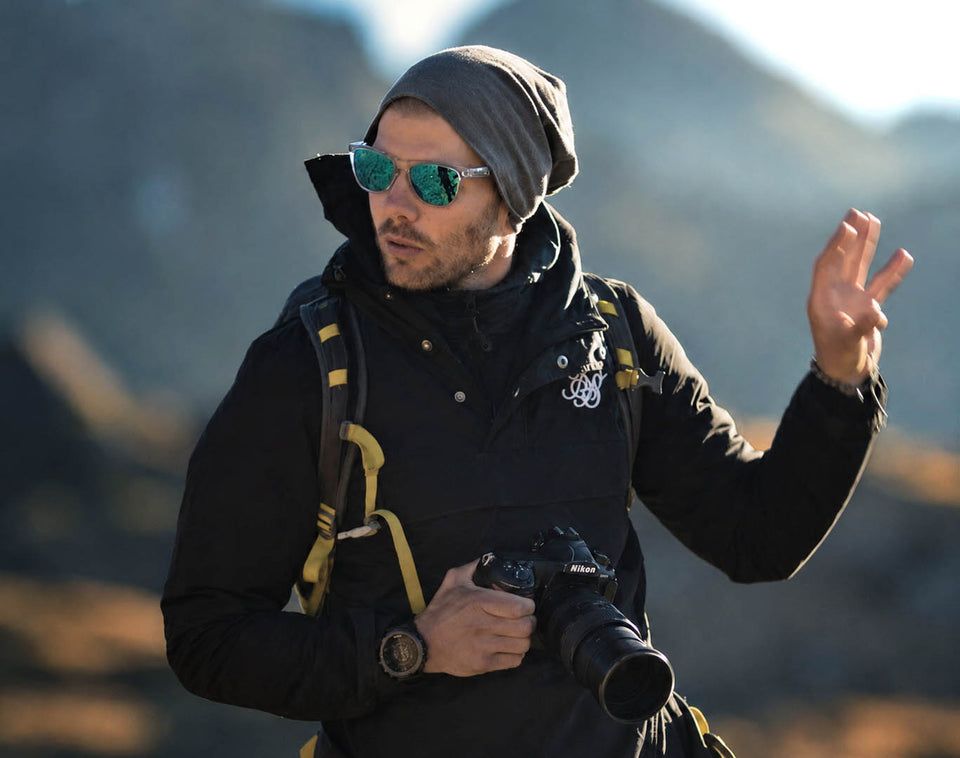Max Rive with his camera