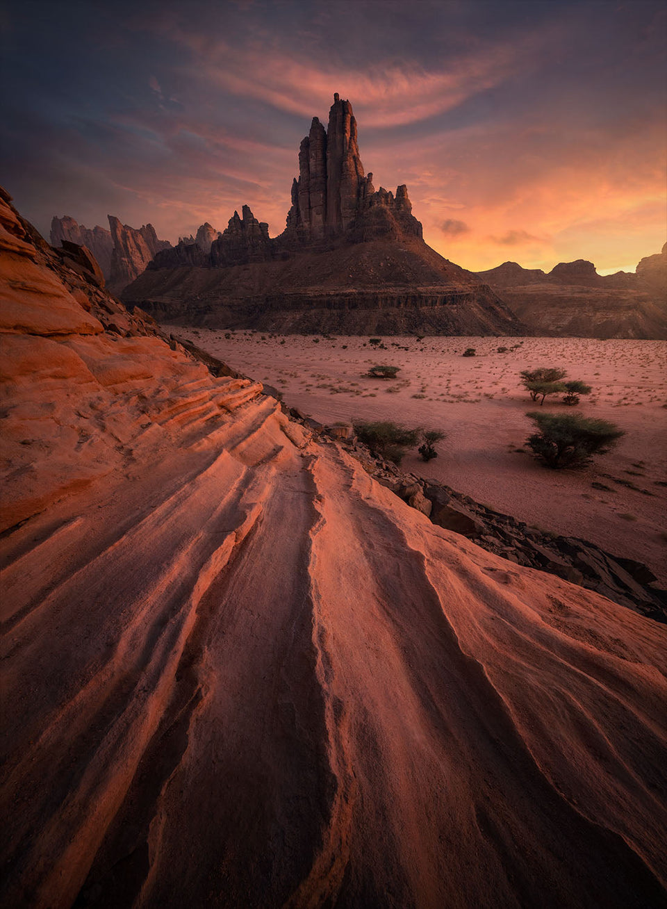 Mountain landscape saudi