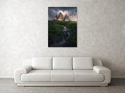 Summer Showers Above the Mountain - Metal Print