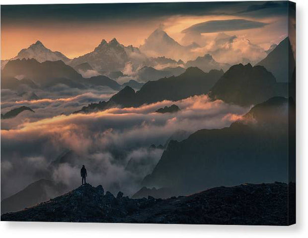 Everest Sunset - Canvas Print