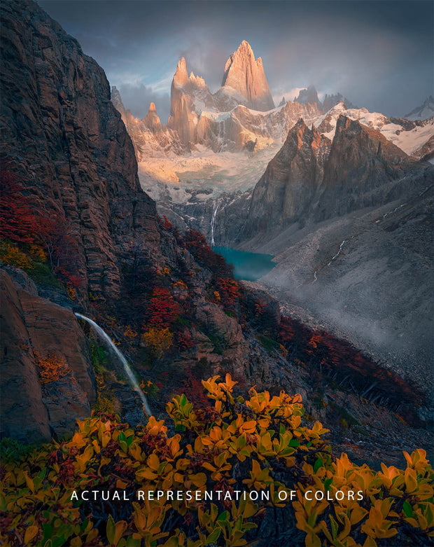 Fitz Roy Waterfall - Acrylic Print