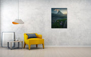 Canvas Print of Matterhorn during summer hanged on wall