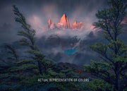 Misty Towers of Patagonia - Metal Print