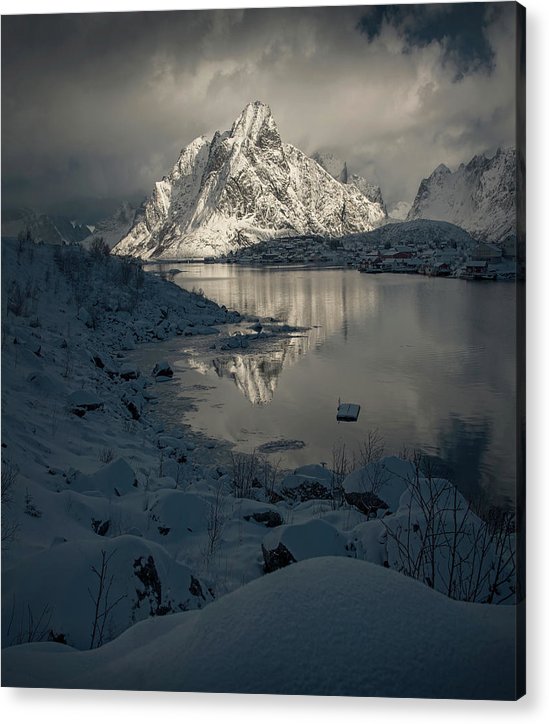 Reine Lofoten Winter - Acrylic Print
