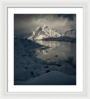 Lofoten Island Winter - Framed Print