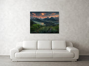 lenticular Sunrise New Zealand - Acrylic Print