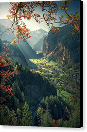 Swiss mountain Railway - Canvas Print