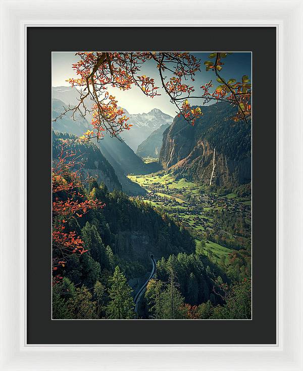 Wengen Autumn - Framed Print