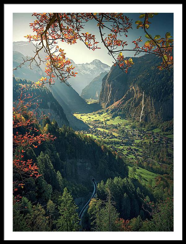 Wengen Autumn - Framed Print