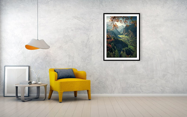 Wengen Autumn - Framed Print