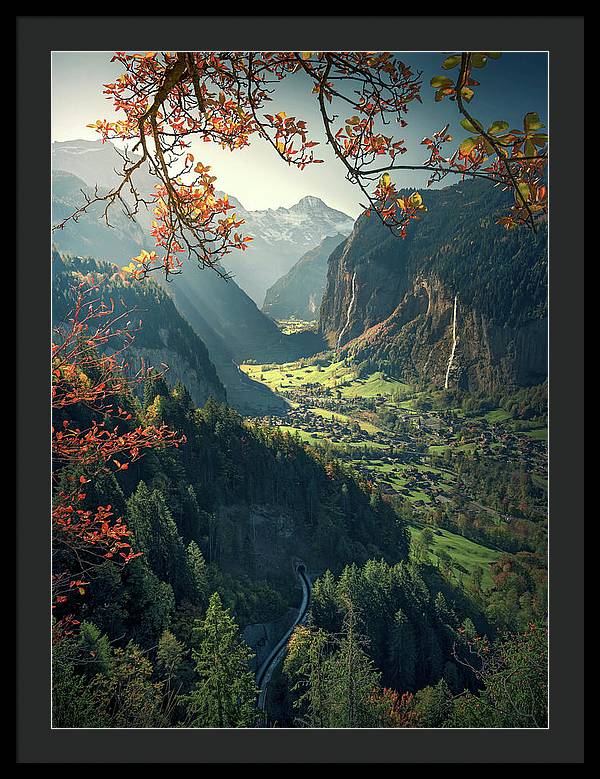 Wengen Autumn - Framed Print