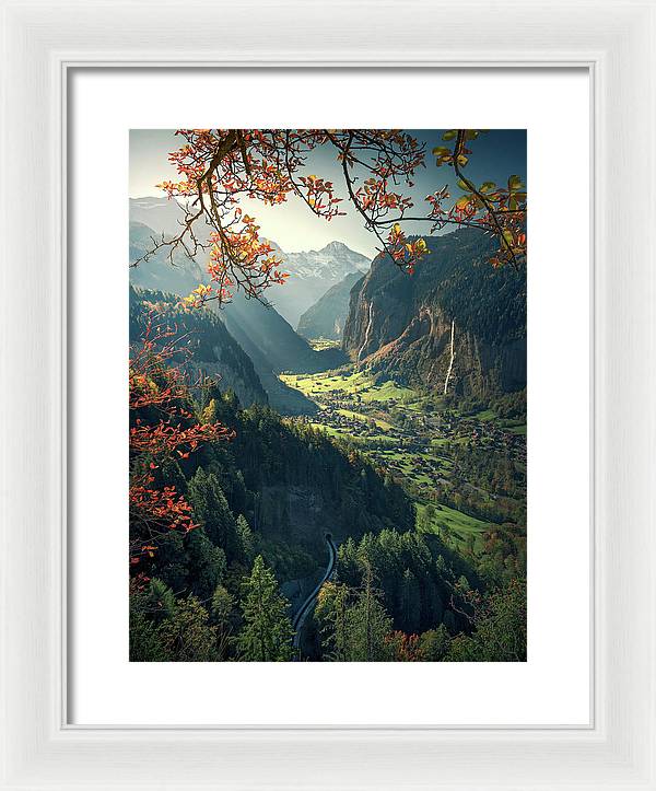 Wengen Autumn - Framed Print