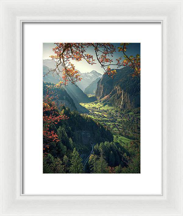 Wengen Autumn - Framed Print