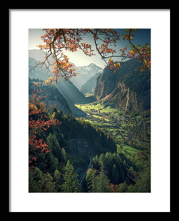 Wengen Autumn - Framed Print