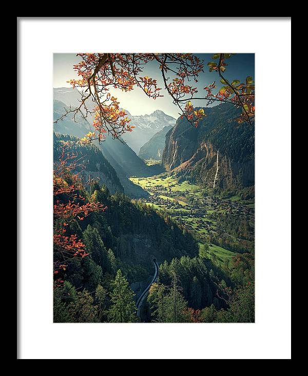 Wengen Autumn - Framed Print