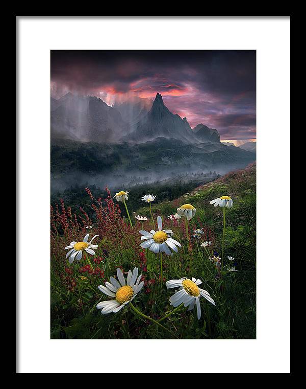 Thunderstorm Landscape - Framed Print