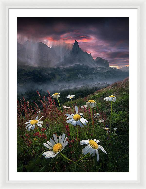 Thunderstorm Landscape - Framed Print