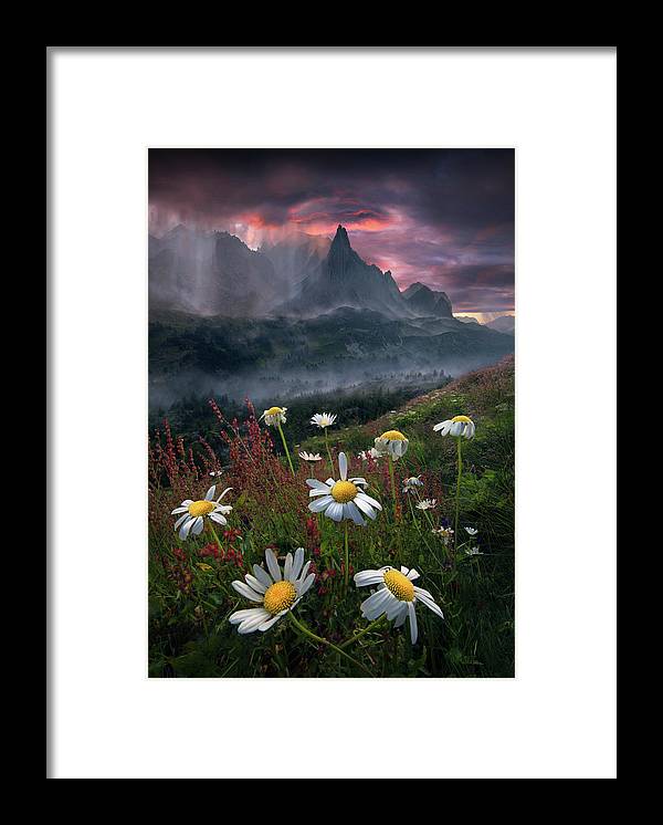 Thunderstorm Landscape - Framed Print
