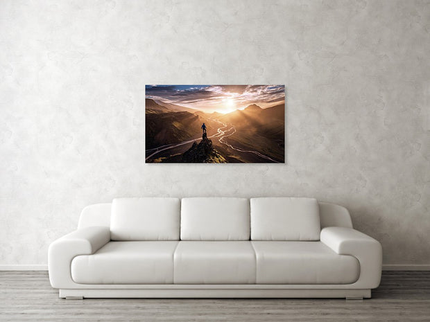 Thorsmork Iceland Sunset - Acrylic Print