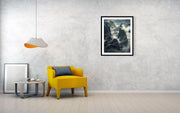 China Mountains framed print hanged in living room in big size