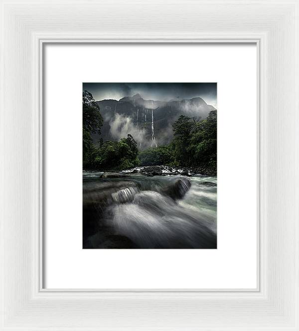 Milford Sound Waterfall Print