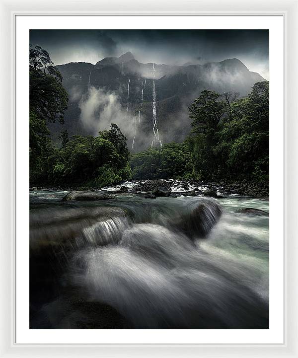 Milford Sound Waterfall Print