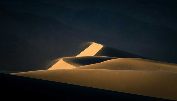 death valley art print max rive in the Mesquite Flat Sand Dunes - full image preview
