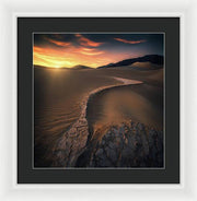 Mojave Desert Landscape - Framed Print