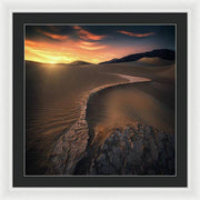 Mojave Desert Landscape - Framed Print