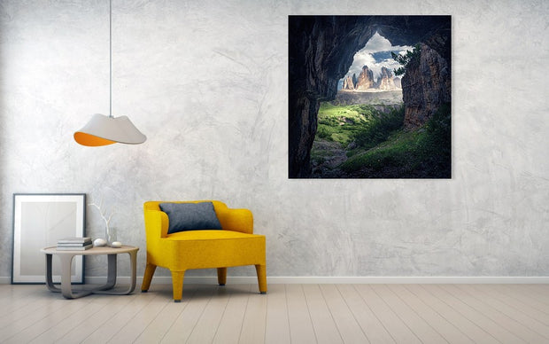 Dolomites Cave - Art Print