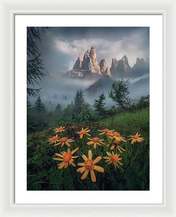 Dolomites Unesco - Framed Print