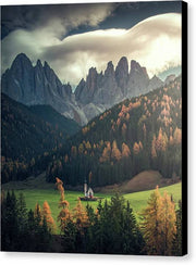 Fall Church Mountain - Canvas Print