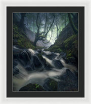Down The Forest - Framed Print