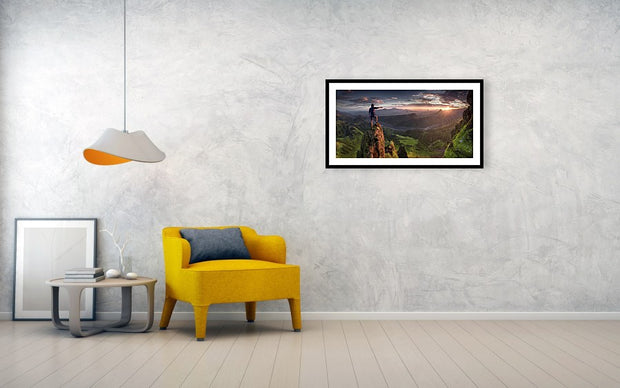 Sunrise Highlands Iceland - Framed Print