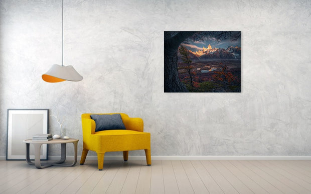 Fitz Roy Fall - Metal Print