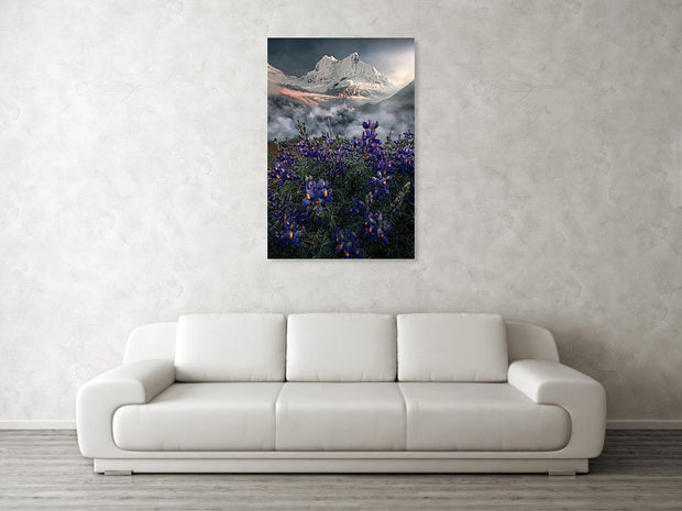 Misty Mountains - Metal Print