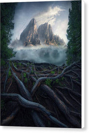 Forest View To the Mountain - Canvas Print