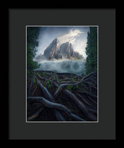 Forest View To the Mountain - Framed Print