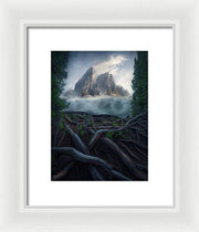 Forest View To the Mountain - Framed Print