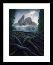 Forest View To the Mountain - Framed Print