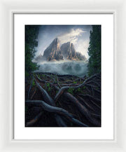 Forest View To the Mountain - Framed Print