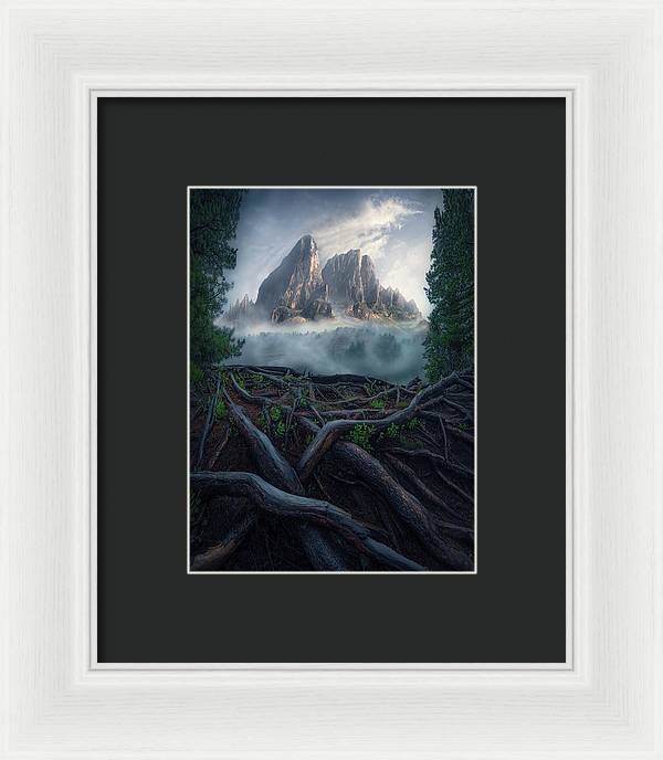 Forest View To the Mountain - Framed Print