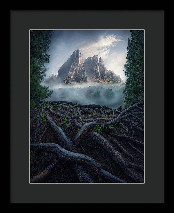 Forest View To the Mountain - Framed Print