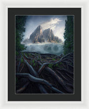 Forest View To the Mountain - Framed Print