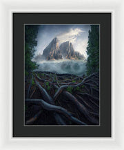 Forest View To the Mountain - Framed Print