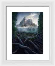 Forest View To the Mountain - Framed Print